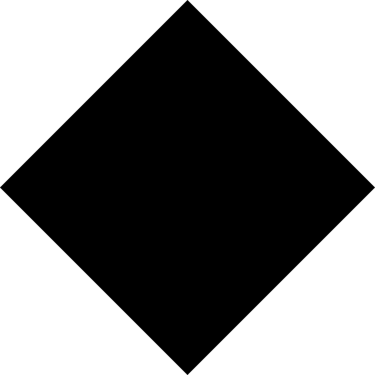 Fogg スタイルの Rhombus black のイラストをPNG、SVG形式でダウンロード