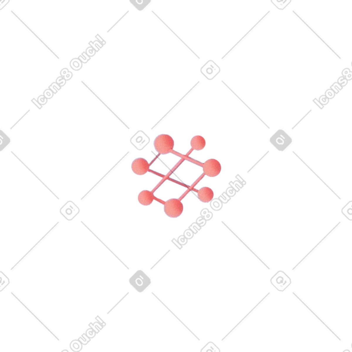 Ilustración Cadena de adn en estilo Grainy a descargar en PNG y SVG