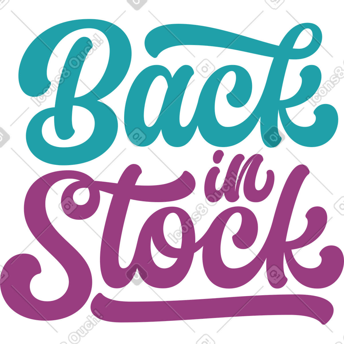 Ilustración Letras de nuevo en stock estilo Sammy a descargar PNG y SVG
