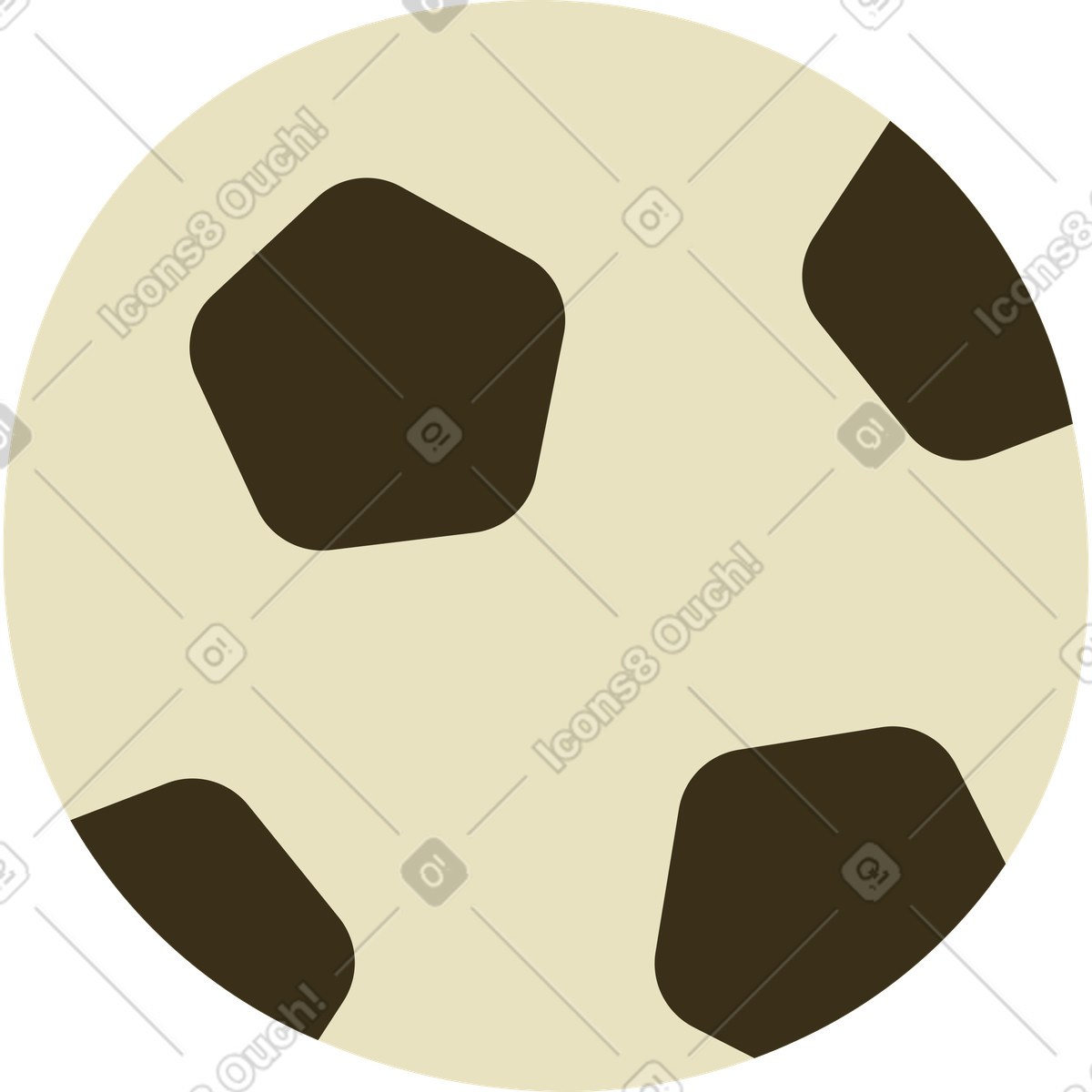 Calciatore illustrazione in stile Arabica scarica in PNG, SVG