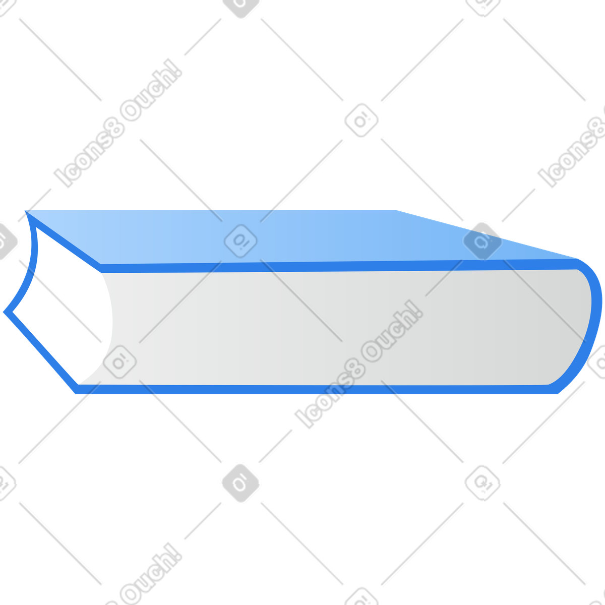 Buch-Illustration im Clip-Stil als Download in PNG, SVG