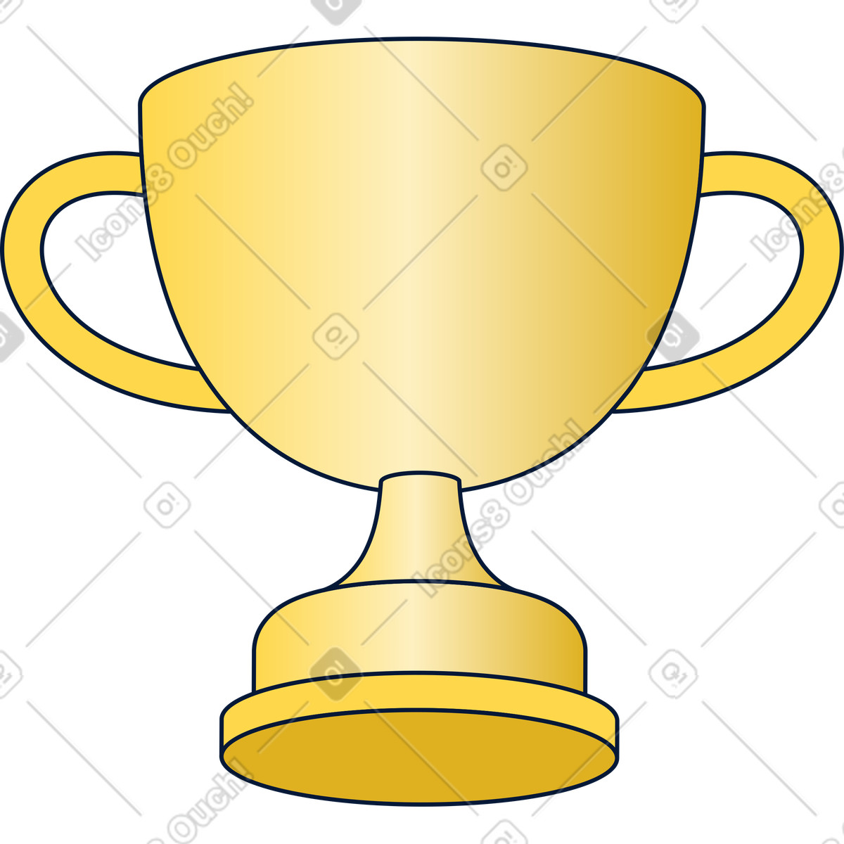 Ilustração de Taça do vencedor em no estilo Neat para baixar em PNG, SVG