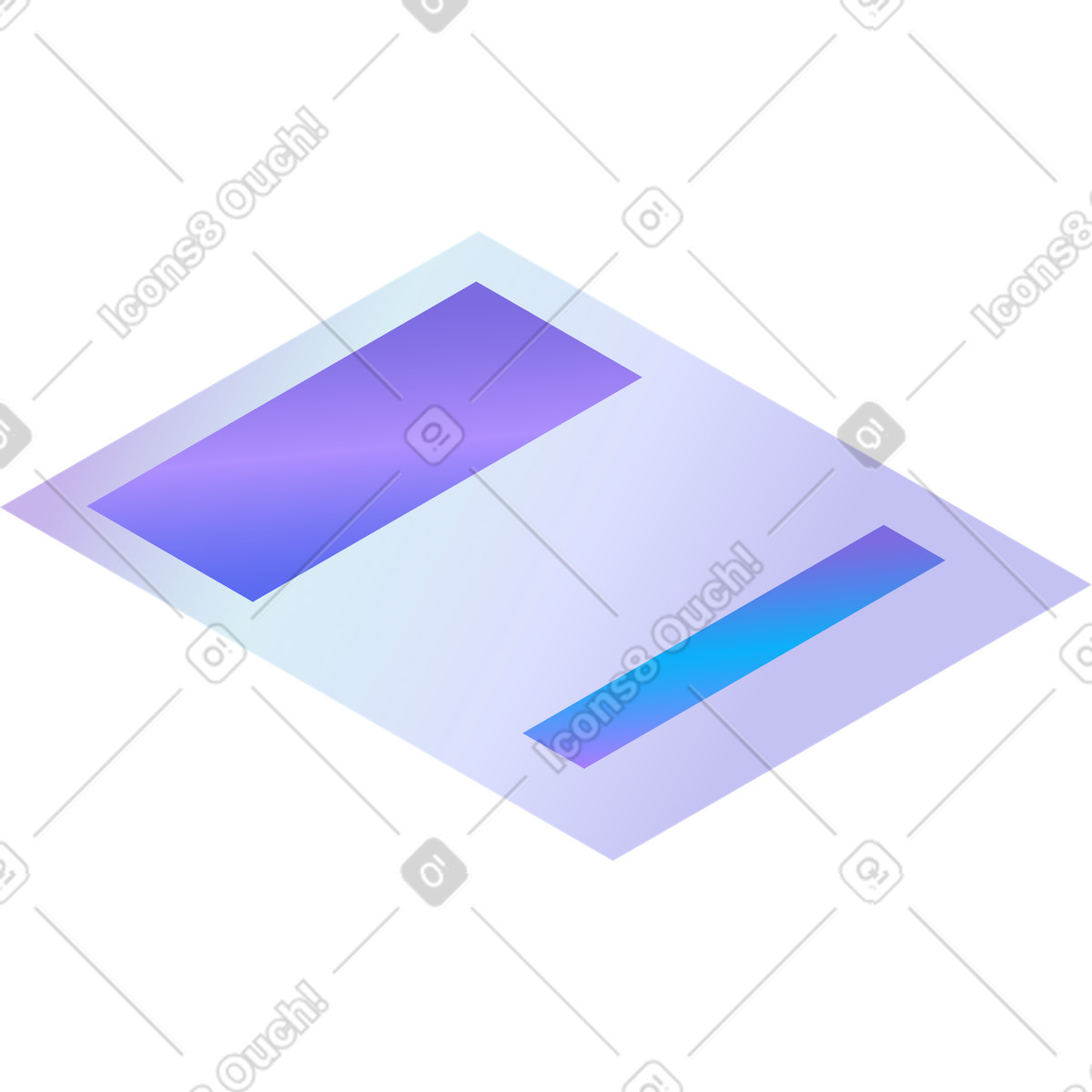 Document template illustration in PNG, SVG