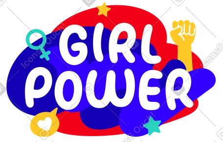 Letras de poder femenino PNG, SVG
