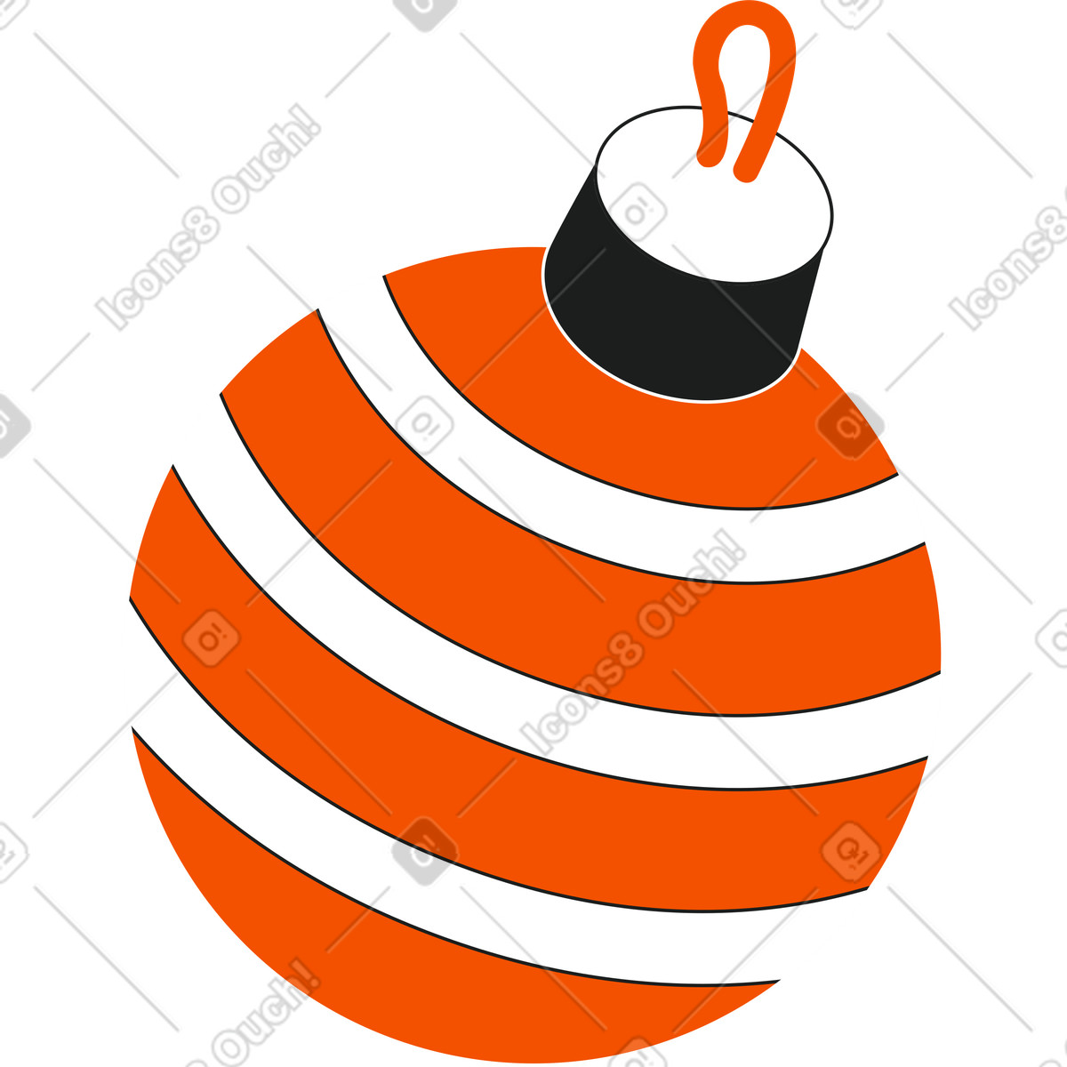Ilustração de Brinquedo natal em no estilo Strict para baixar em PNG, SVG
