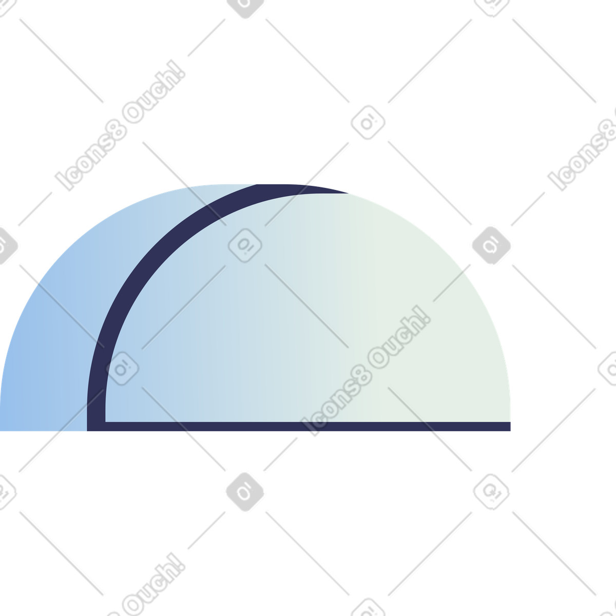 Computer mouse illustration in Beam style download in PNG, SVG