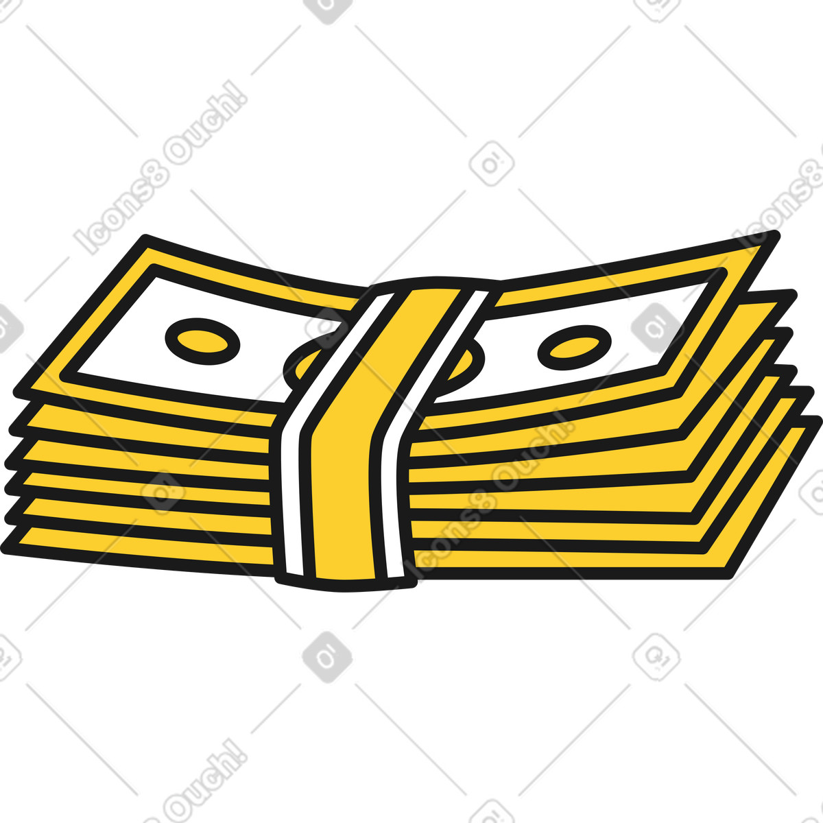 下载 Taxi 风格的 纸币 插画，支持 PNG、SVG 格式