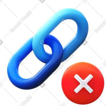 Link delete PNG, SVG
