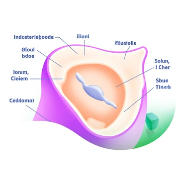 A detailed illustration of the female pelvis, featuring clear labels for each part. The pelvis should be anatomically accurate and include the pubic bone, ischium, ilium, sacrum, coccyx, and the pelvic inlet. Each labeled part should be easily readable and distinct from the others. The illustration presents a side view of the pelvis, emphasizing the curvature and structure of the bones.