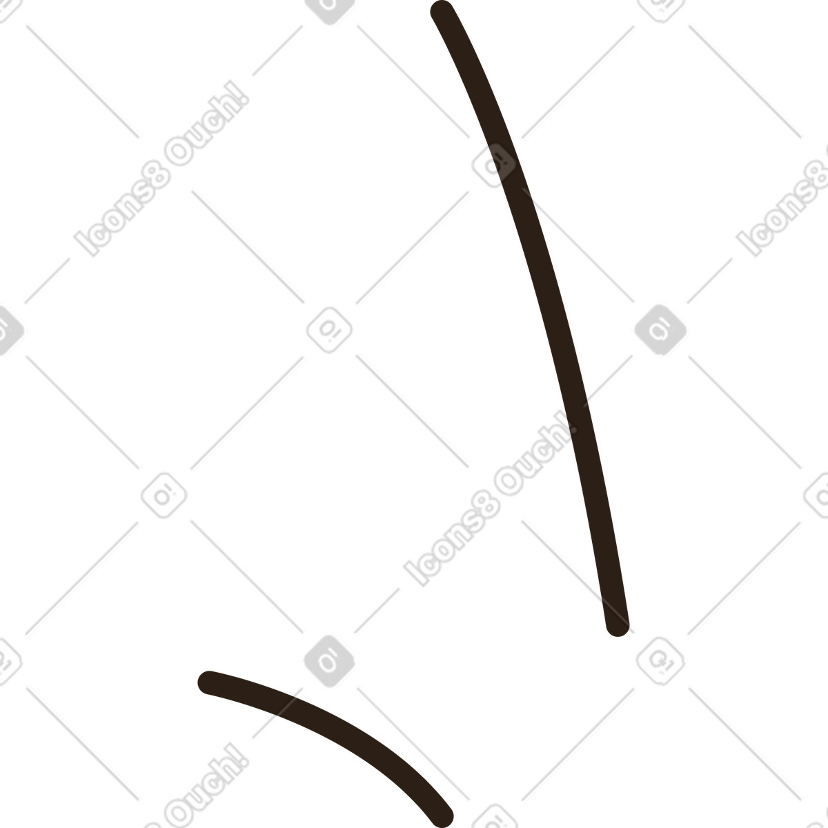Linee nere illustrazione in stile Plain scarica in PNG, SVG