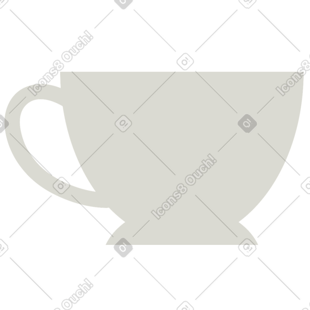 Tee set-Illustration im Burgundy-Stil als Download in PNG, SVG