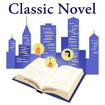 A classic novel cover being redesigned with a futuristic twist
