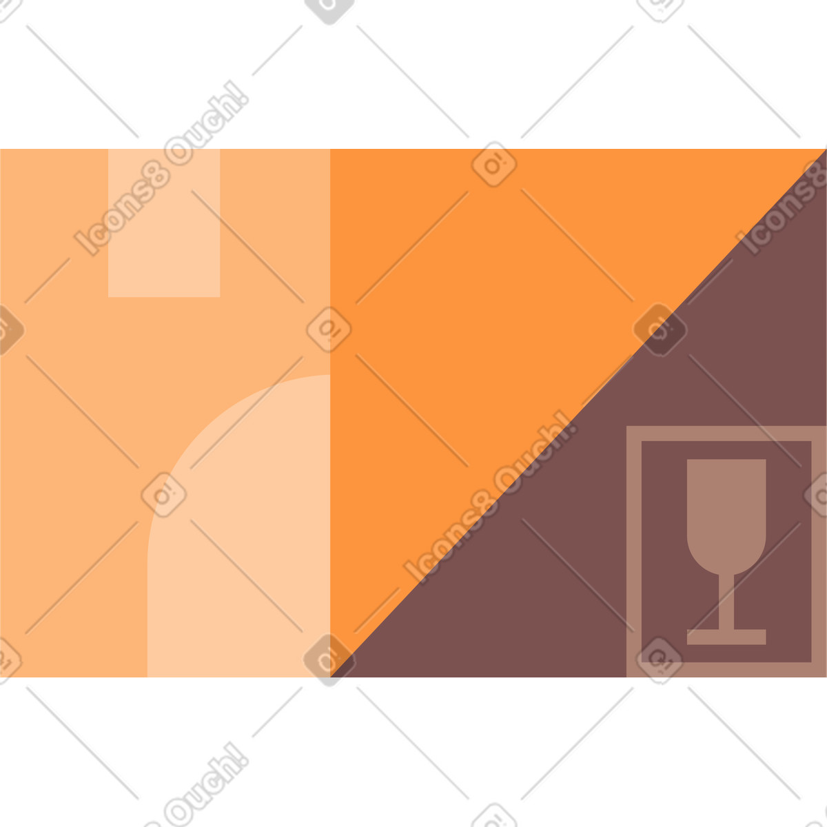 Ilustración Caja en estilo Jaconda a descargar en PNG y SVG