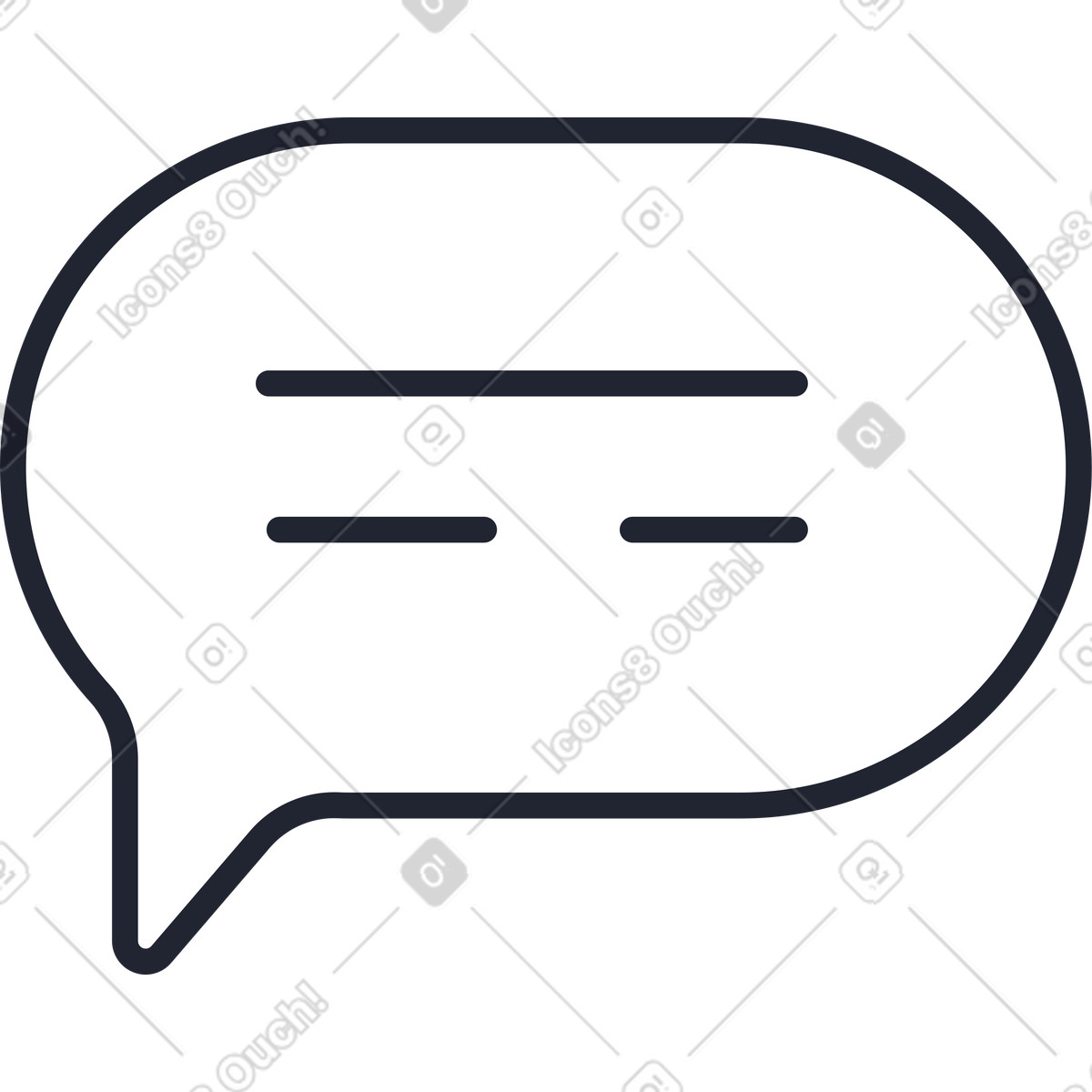 Ilustración Burbuja de diálogo en estilo Pablita a descargar en PNG y SVG