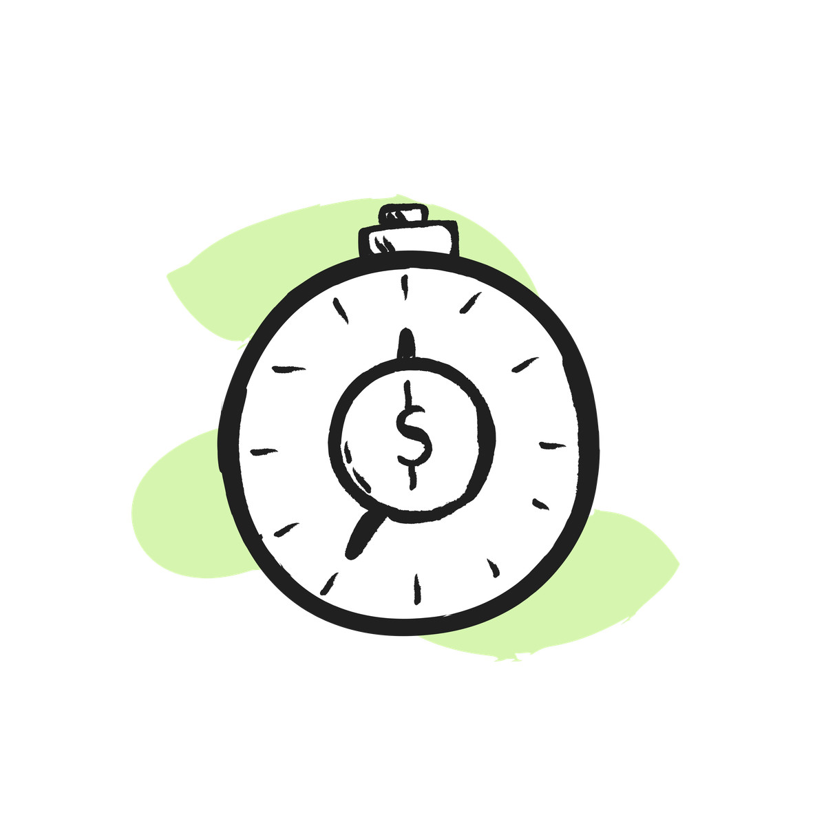 Ilustração de Tempo é dinheiro em no estilo Pixeltrue icons para baixar em PNG, SVG