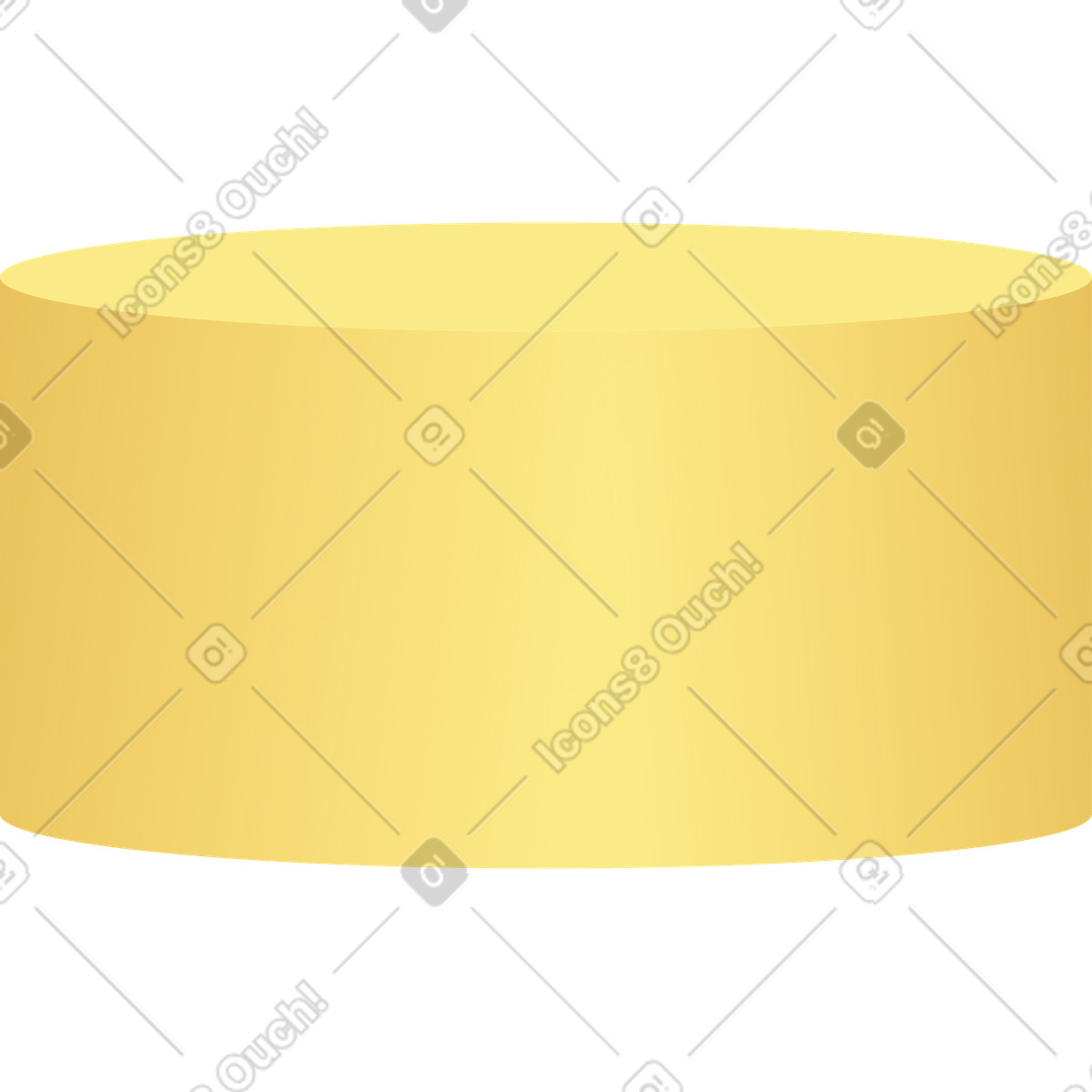 Ilustración Cilindro en estilo Levels a descargar en PNG y SVG