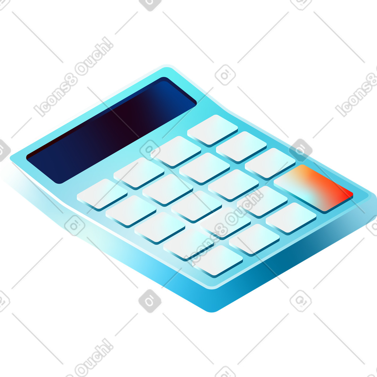 Calculator illustration in PNG, SVG