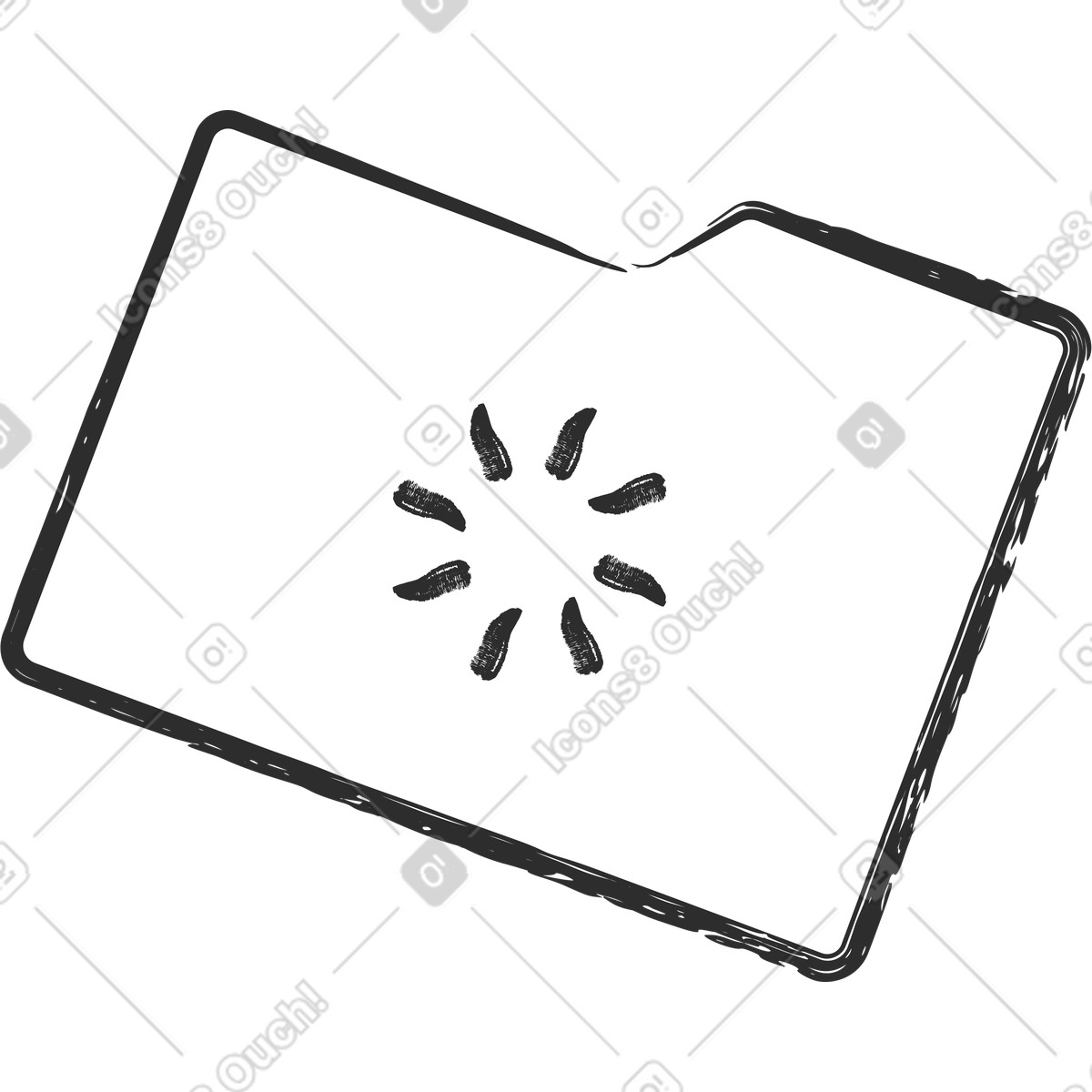 Ilustração de Arquivo em no estilo Graphite para baixar em PNG, SVG