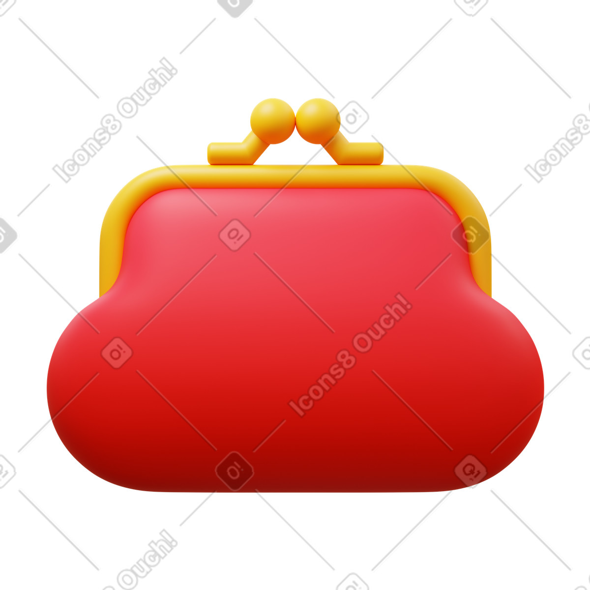 3D Fluency スタイルの Purse のイラストをPNG、SVG形式でダウンロード