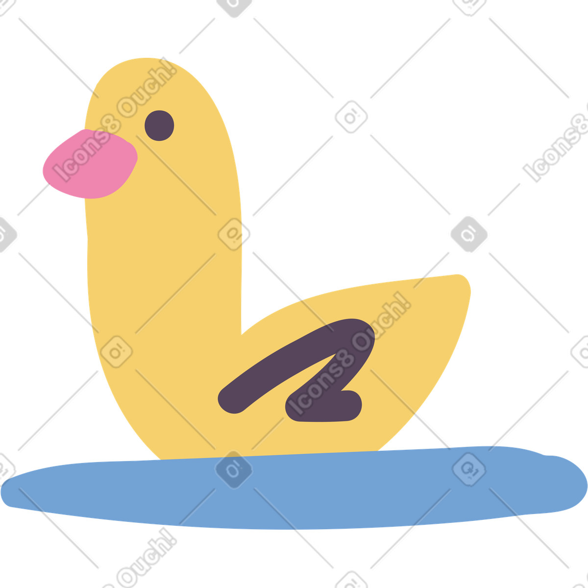 下载 Pluto 风格的 鸭 插画，支持 PNG、SVG 格式
