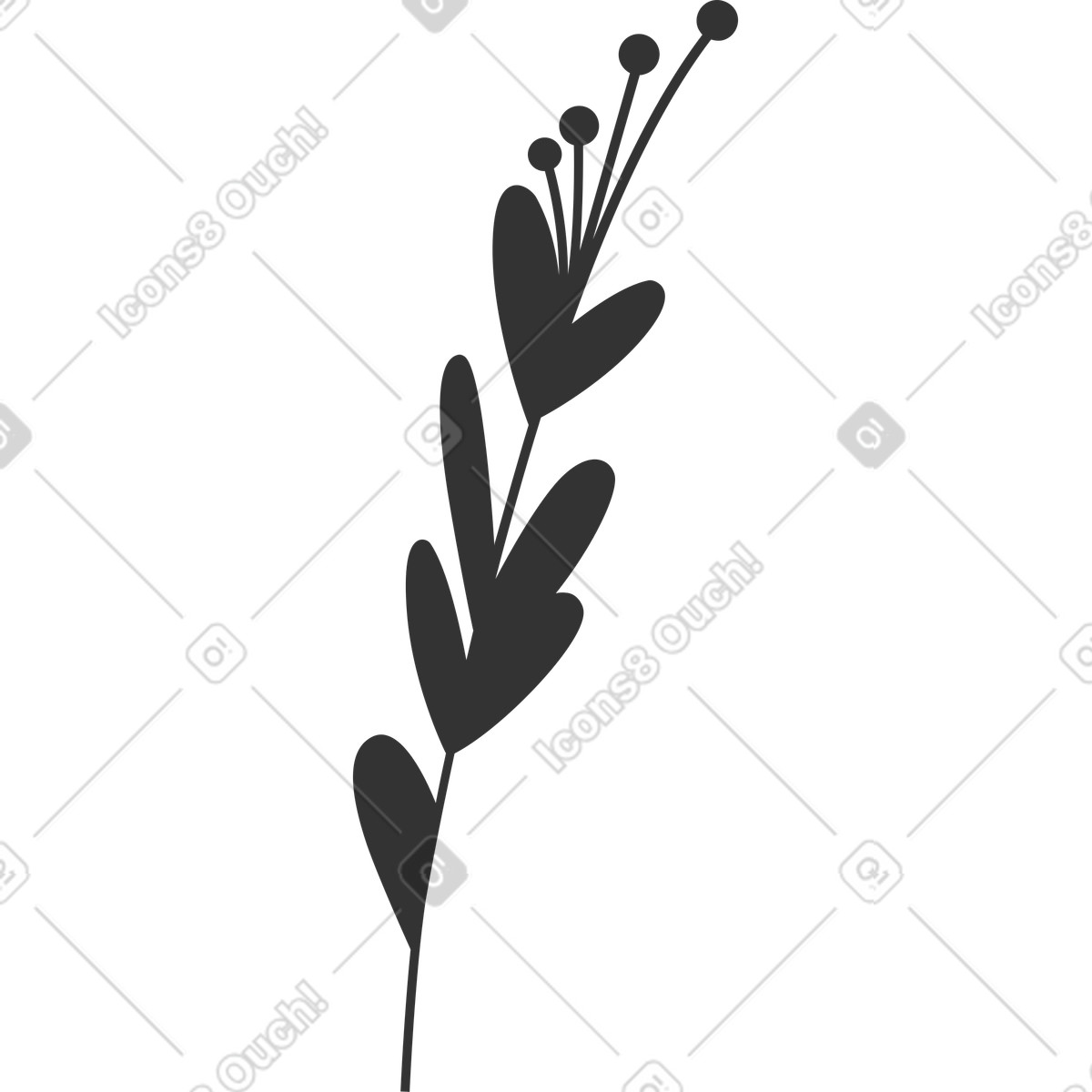 Ilustração de Folha em no estilo Crayon para baixar em PNG, SVG