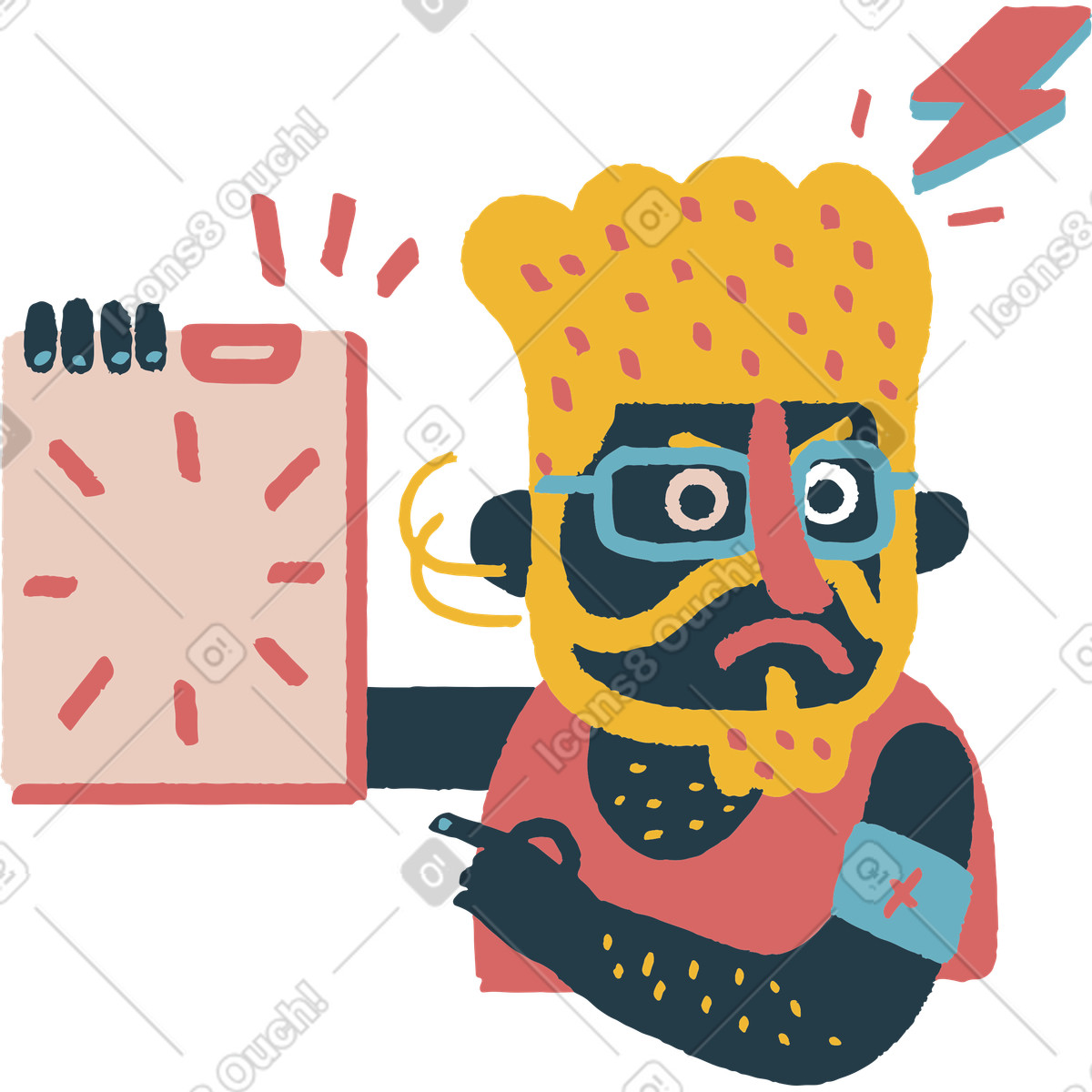 List is empty illustration in PNG, SVG