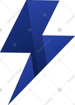 Forme de foudre PNG, SVG