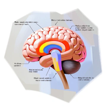 An intriguing labeled diagram showing brain areas involved in breathing regulation