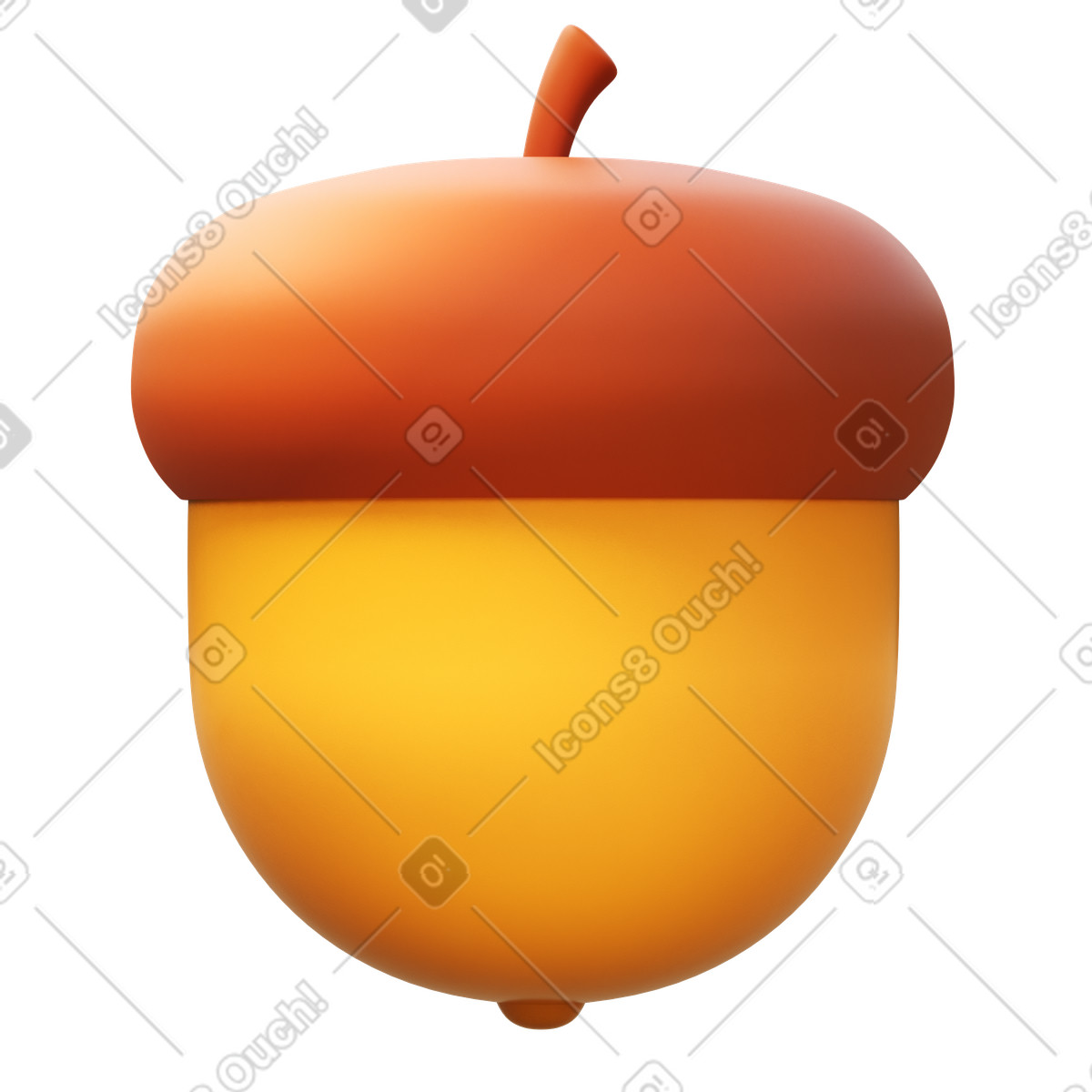 Illustration Nut dans le style 3D Fluency à télécharger aux formats PNG, SVG