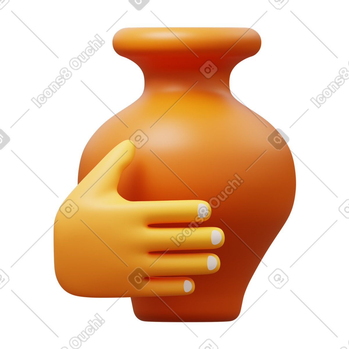 Pottery workshop illustrazione in stile 3D Fluency scarica in PNG, SVG