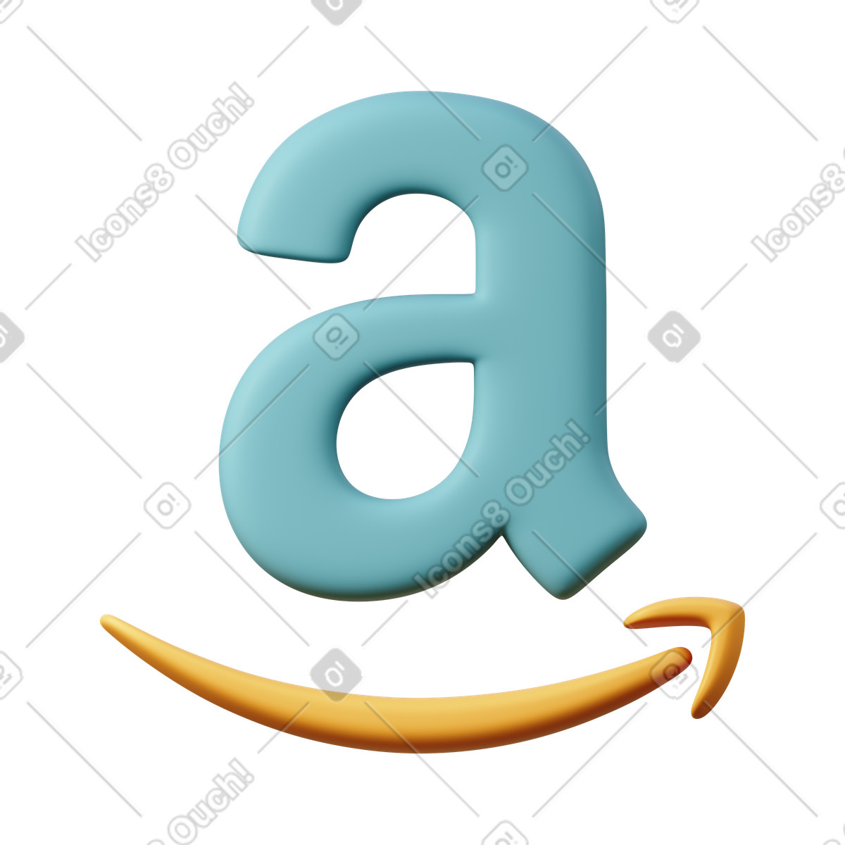 Ilustração de Amazon em no estilo 3D Sugary para baixar em PNG, SVG