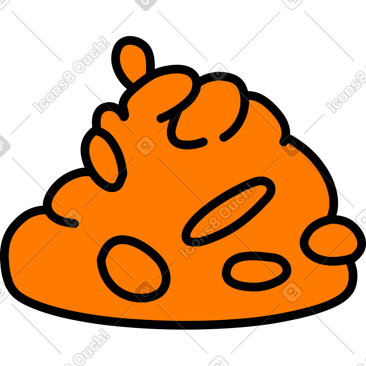 Ilustração de Comida gato em no estilo Purr para baixar em PNG, SVG