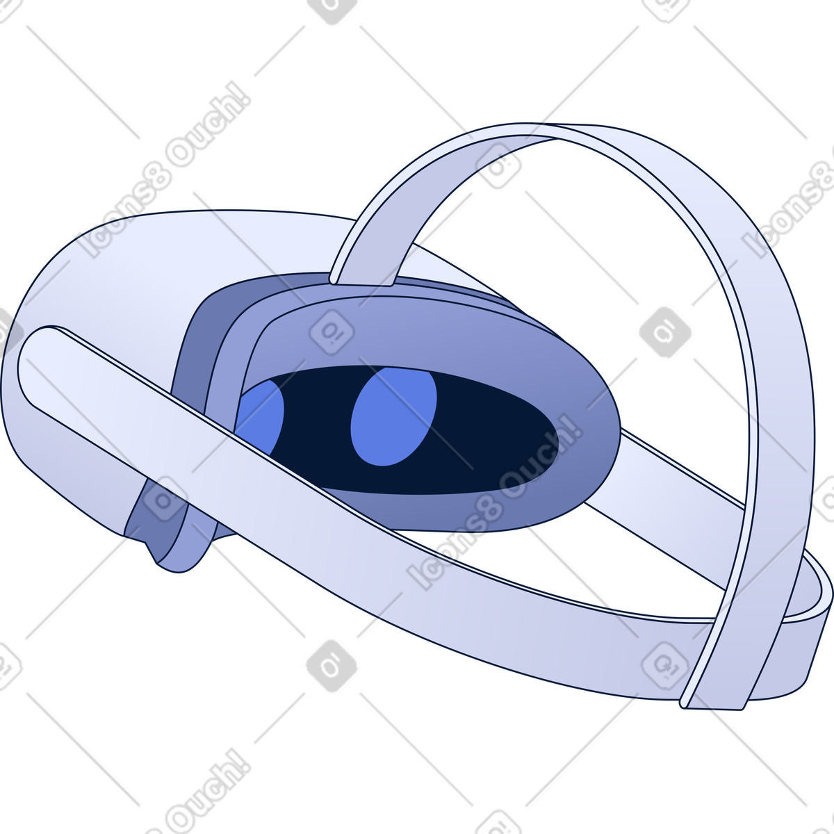 Cuffia avricolare illustrazione in stile Neat scarica in PNG, SVG