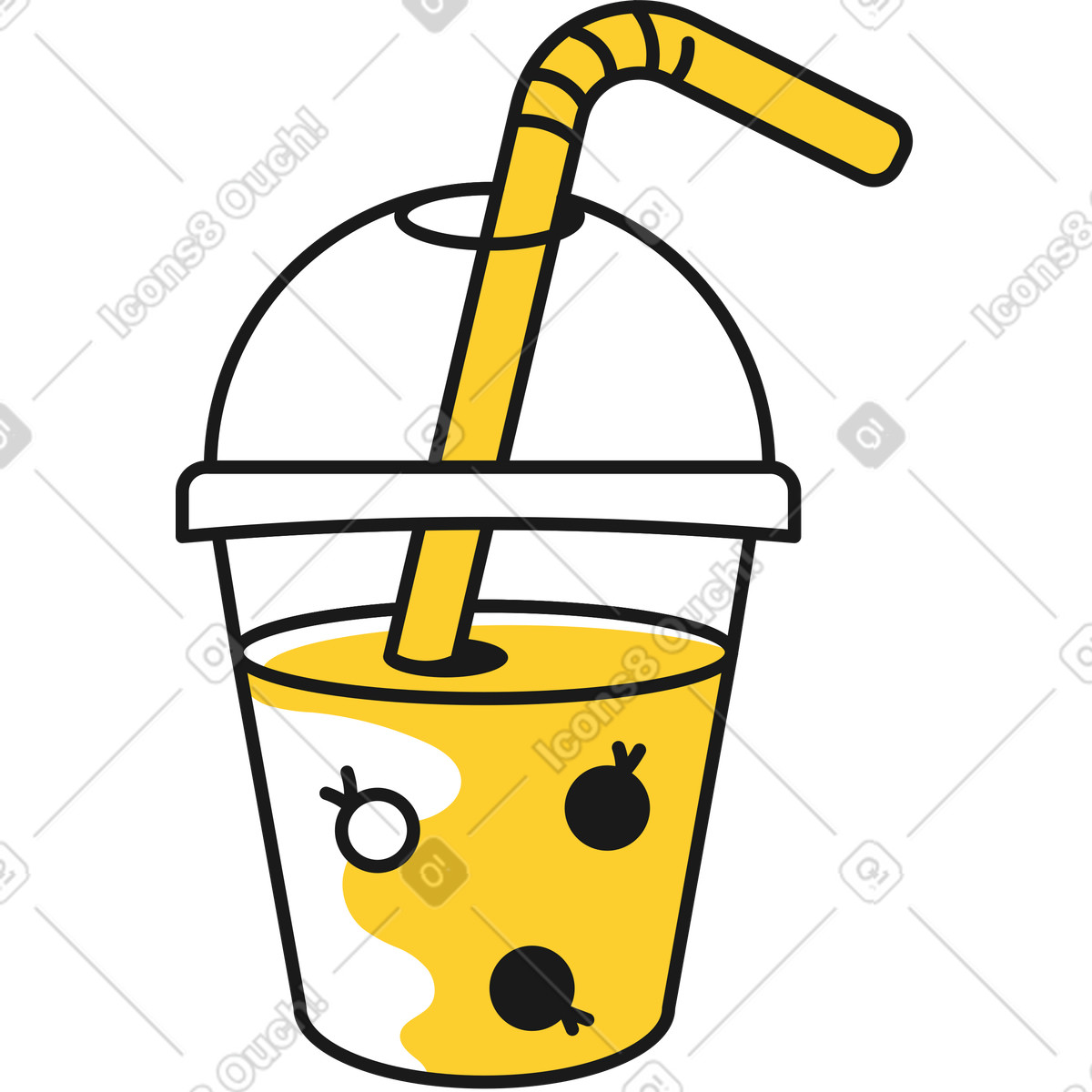 Ilustração de Coquetel em no estilo Taxi para baixar em PNG, SVG
