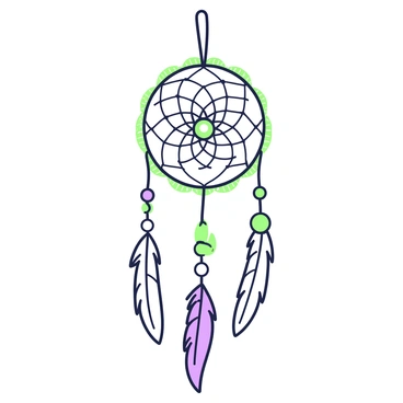 A dreamcatcher hangs in the center of the image, featuring a circular frame made of thin sticks. Woven into the center of the dreamcatcher is a wishbone, intricately detailed and prominent. The web of the dreamcatcher is made of fine strings, creating a delicate pattern around the wishbone. Long, flowing feathers dangle from the bottom of the dreamcatcher, swaying gently. Each feather is adorned with small beads that catch the light, adding an element of texture to the composition. The background is subtle and unobtrusive, allowing the dreamcatcher and the wishbone to stand out.