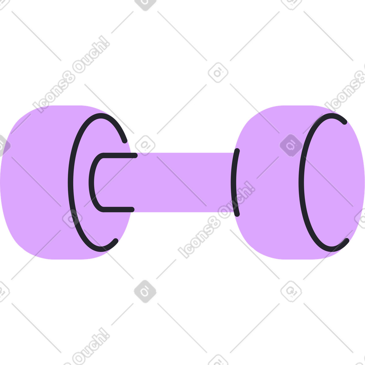 Ilustração de Barra roxa em no estilo Grapy para baixar em PNG, SVG