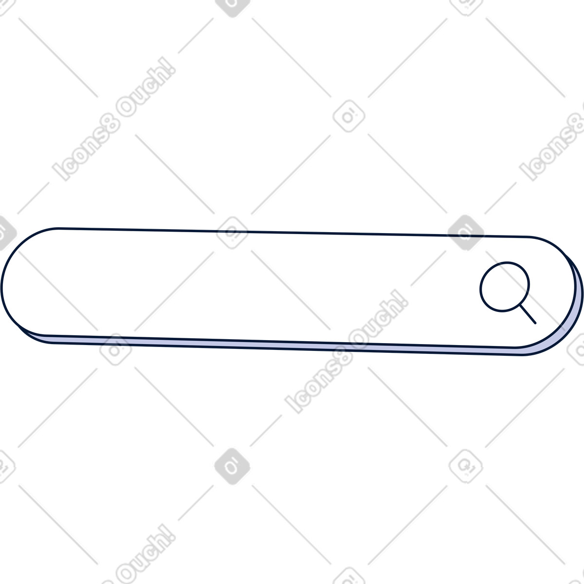 Search bar illustration in Neat style download in PNG, SVG