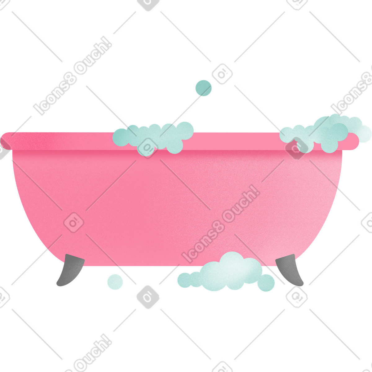 Joy スタイルの Pink bath のイラストをPNG、SVG形式でダウンロード