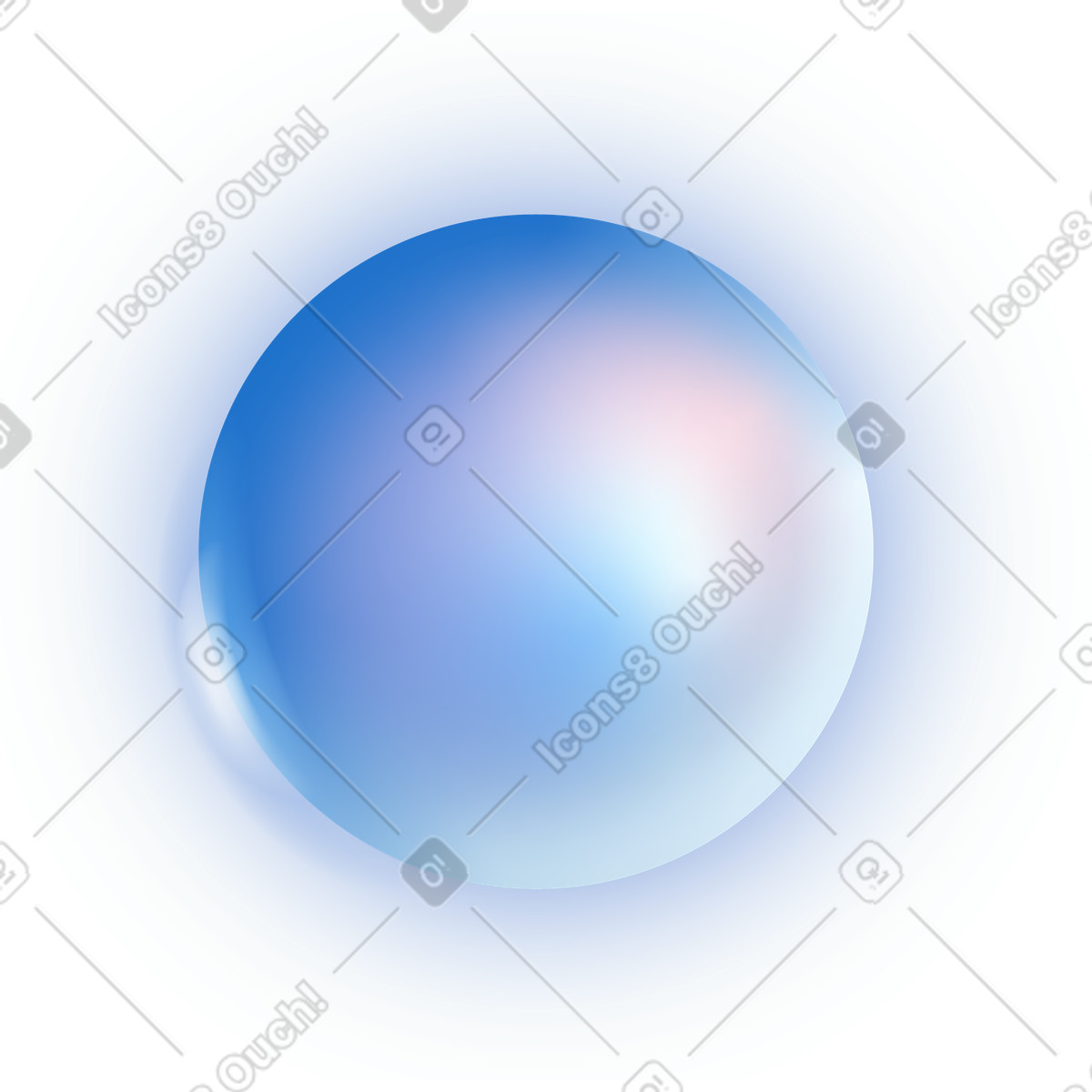 Ilustración Esfera en estilo Dimension a descargar en PNG y SVG