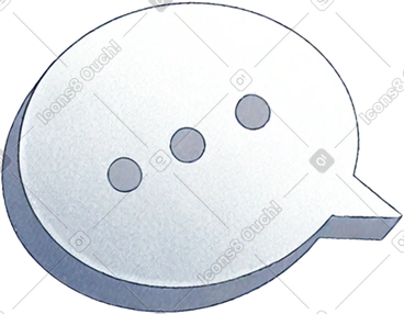 Small speech bubble PNG, SVG