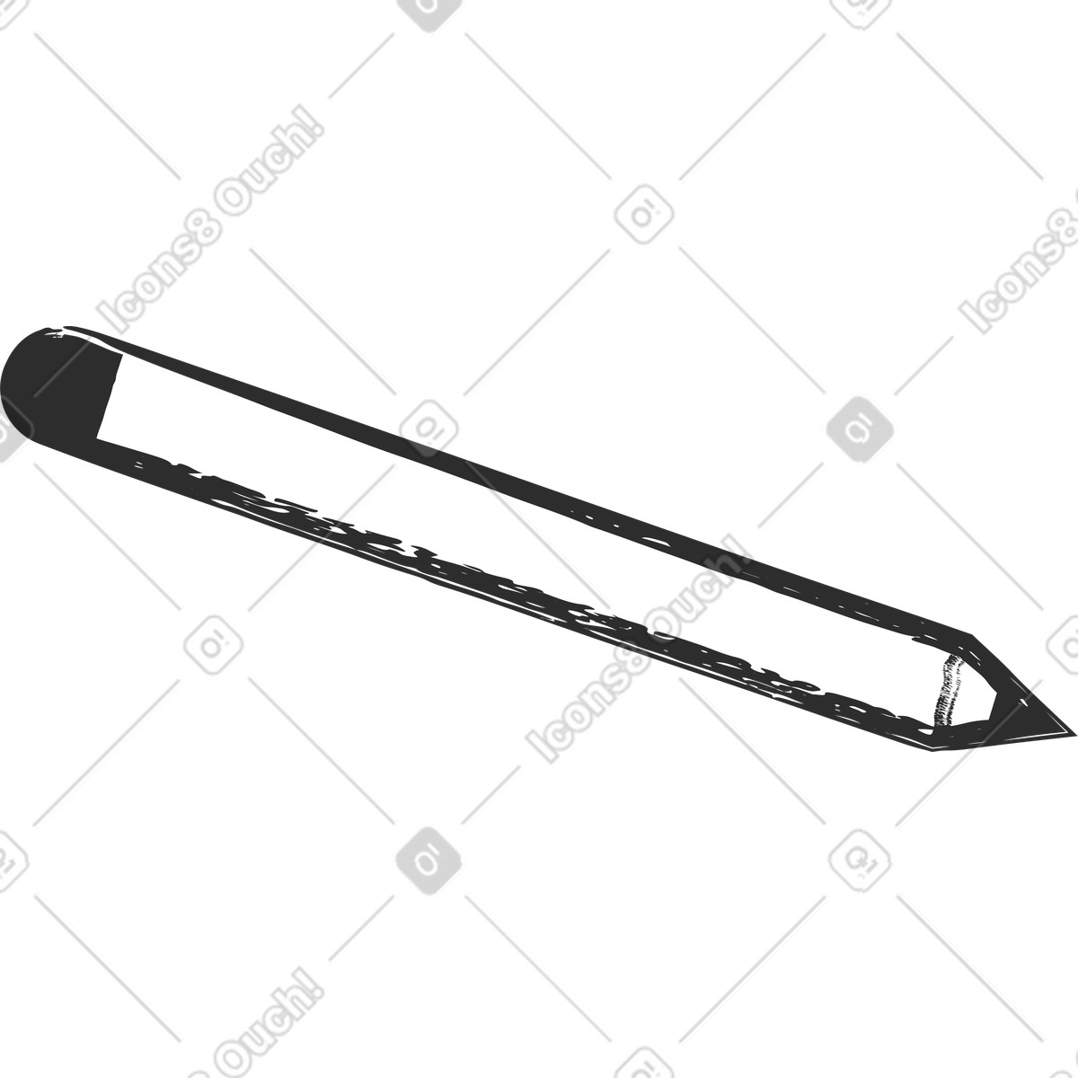 Graphite スタイルの Pencil のイラストをPNG、SVG形式でダウンロード