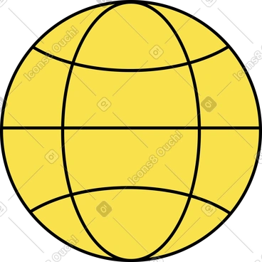 노란 지구 PNG, SVG