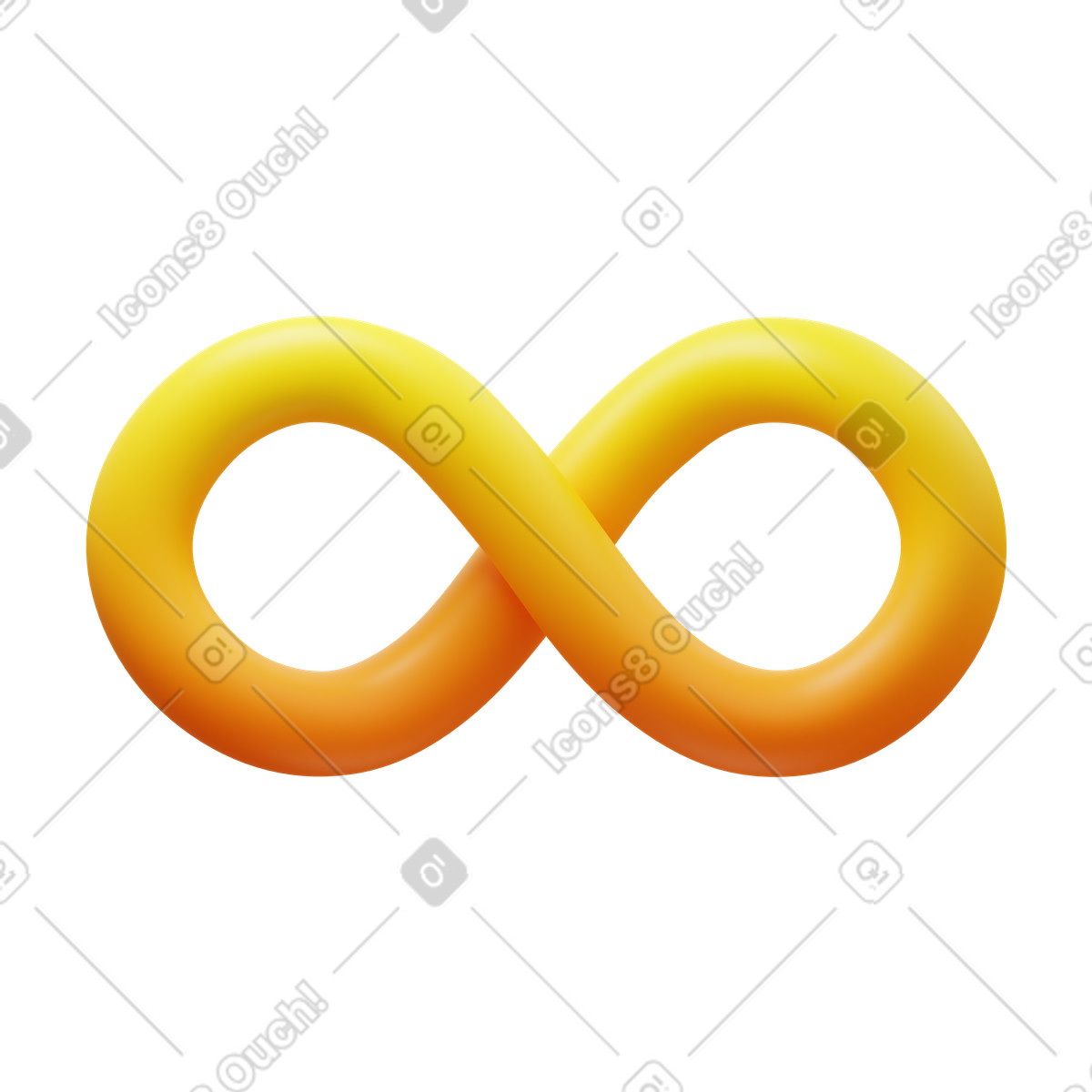 3D Fluency 스타일의 Infinity 일러스트레이션 PNG, SVG 다운로드