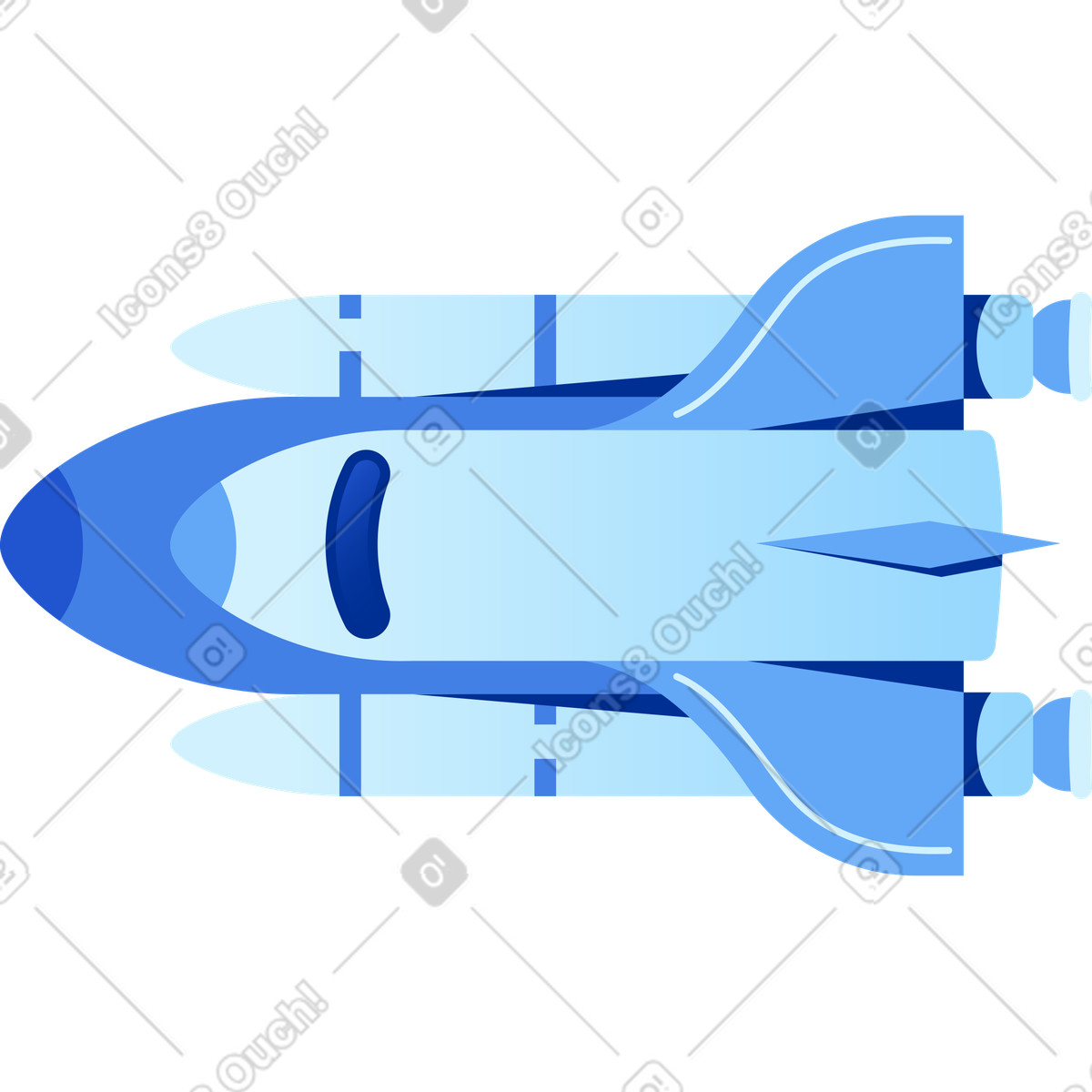 Glossy スタイルの 宇宙船 のイラストをPNG、SVG形式でダウンロード
