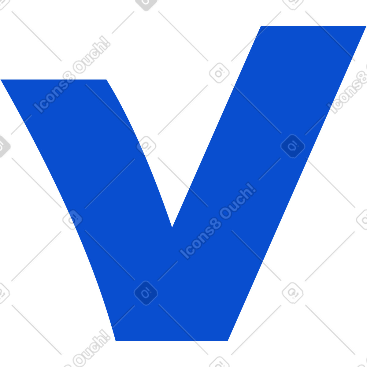 Check mark illustration in PNG, SVG