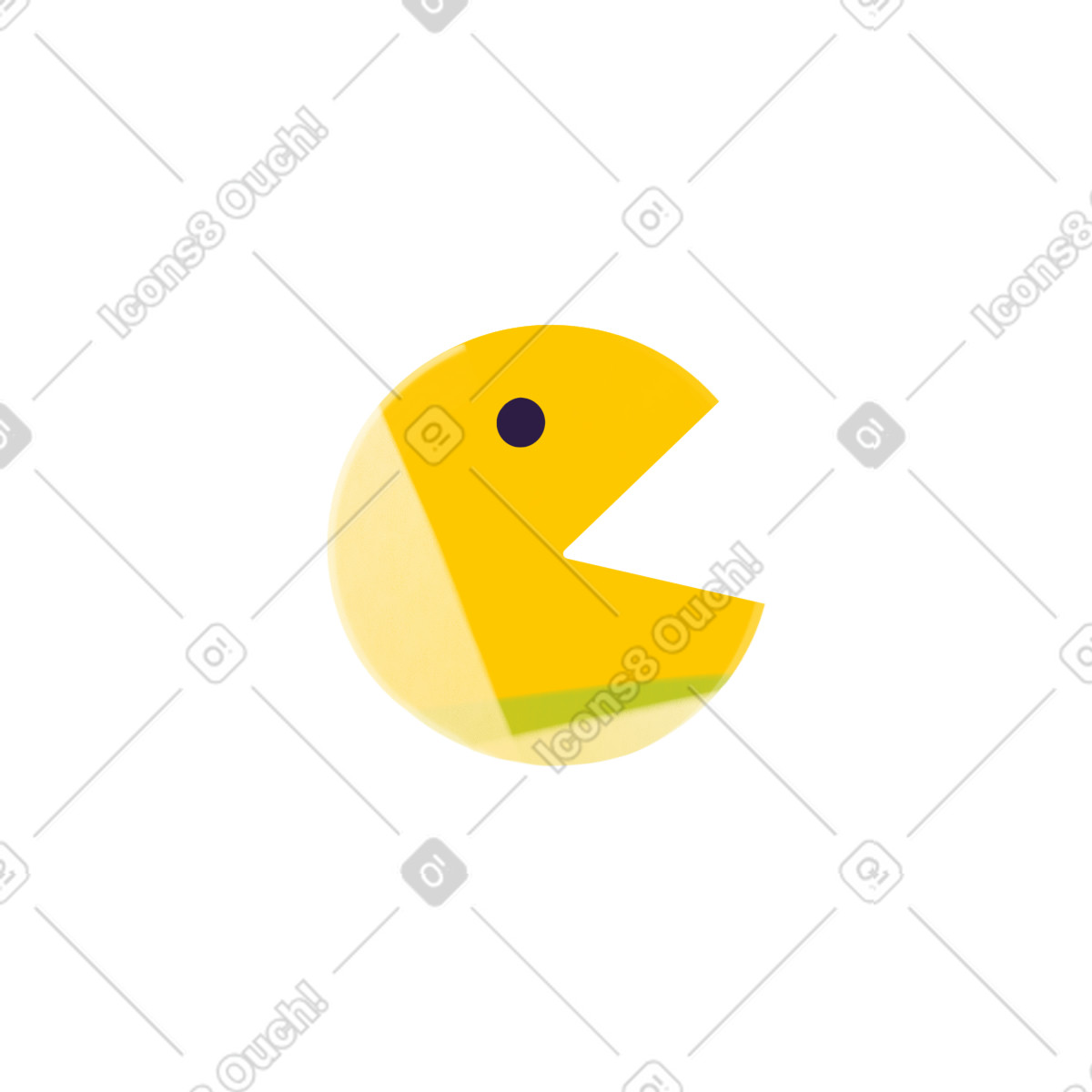 Illustration Pacman dans le style Dynamic à télécharger aux formats PNG, SVG