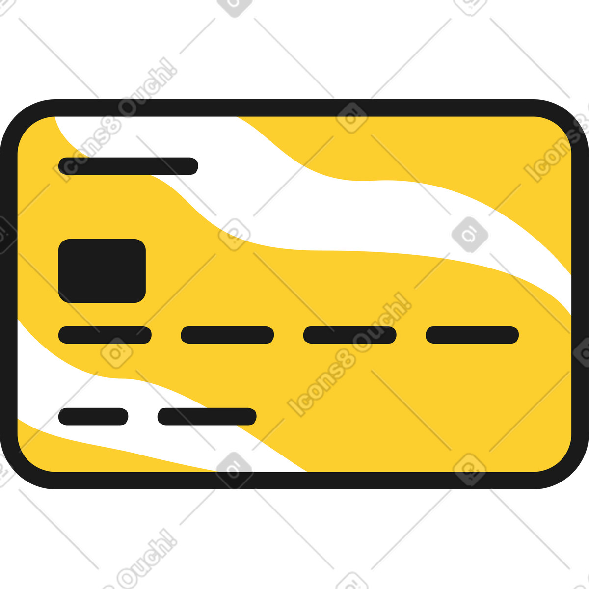 Carta di credito illustrazione in stile Taxi scarica in PNG, SVG