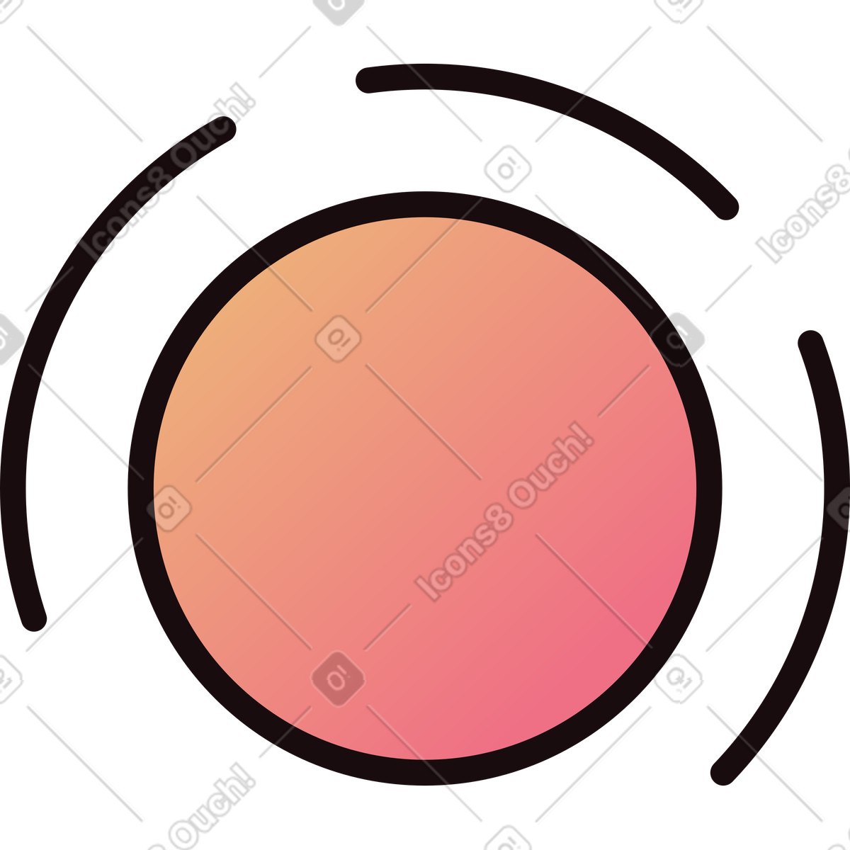 Ilustración Botón en estilo Delight a descargar en PNG y SVG