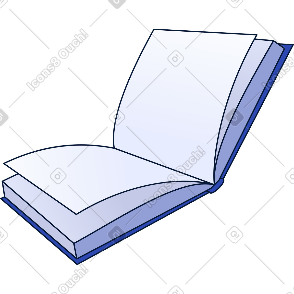 Opened book illustration knowledge clipart educational graphics download PNG