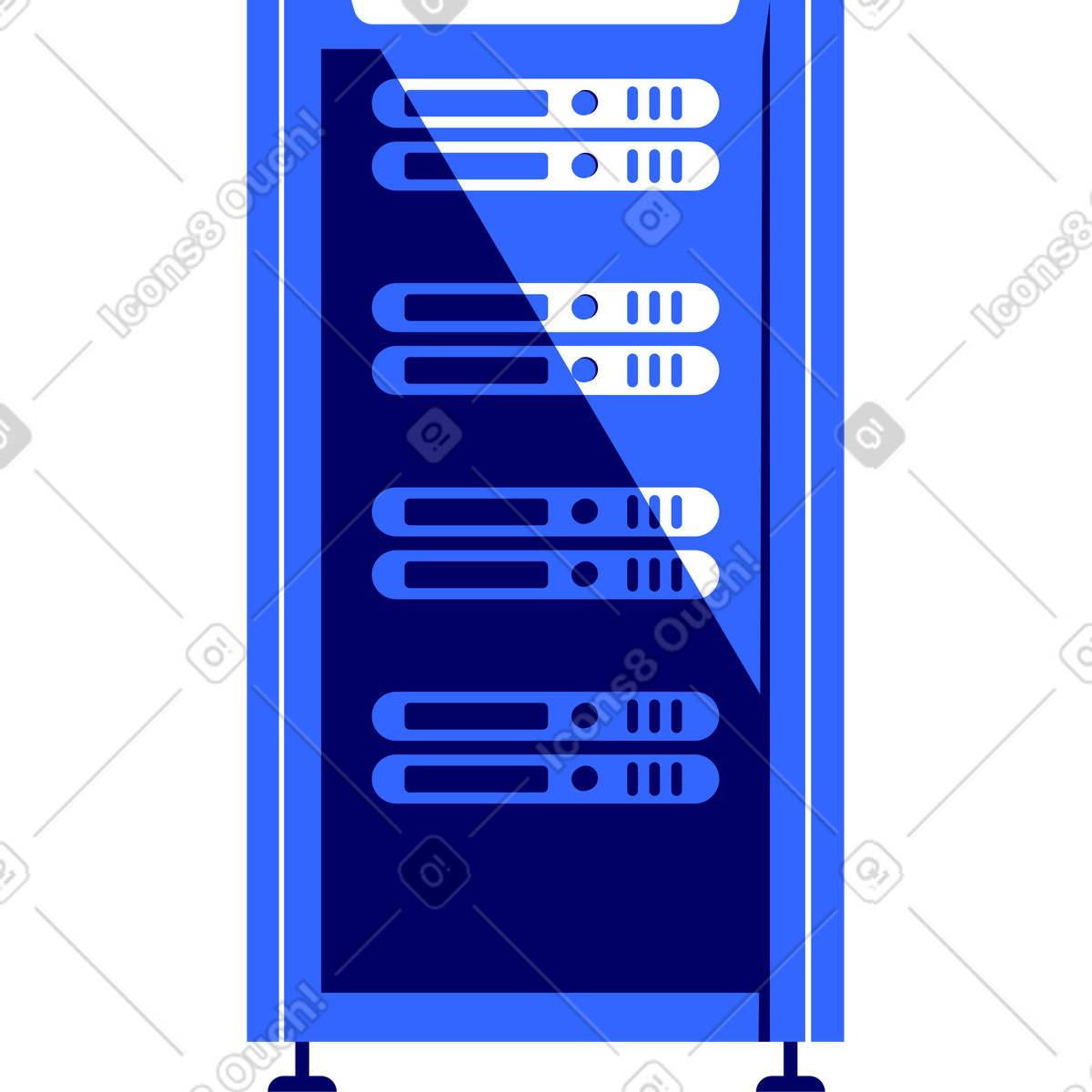 Server illustrazione in stile Lounge scarica in PNG, SVG